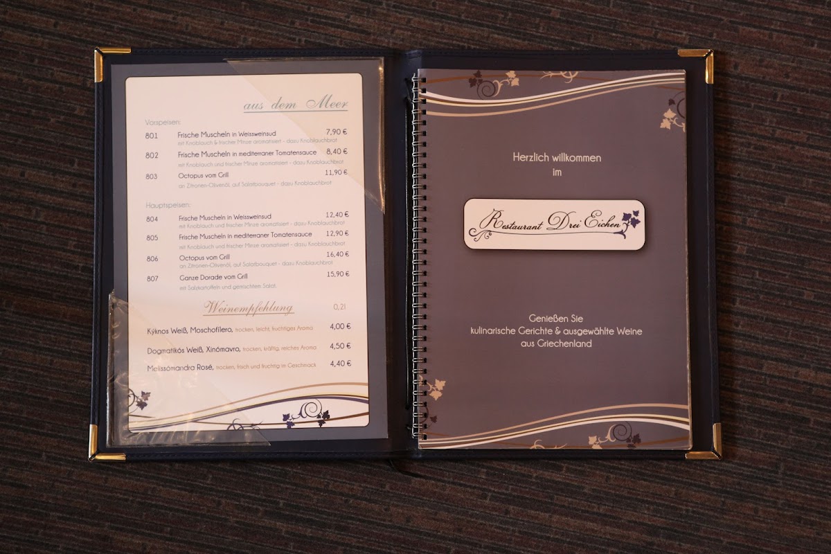 Menu Restaurant Drei Eichen-3
