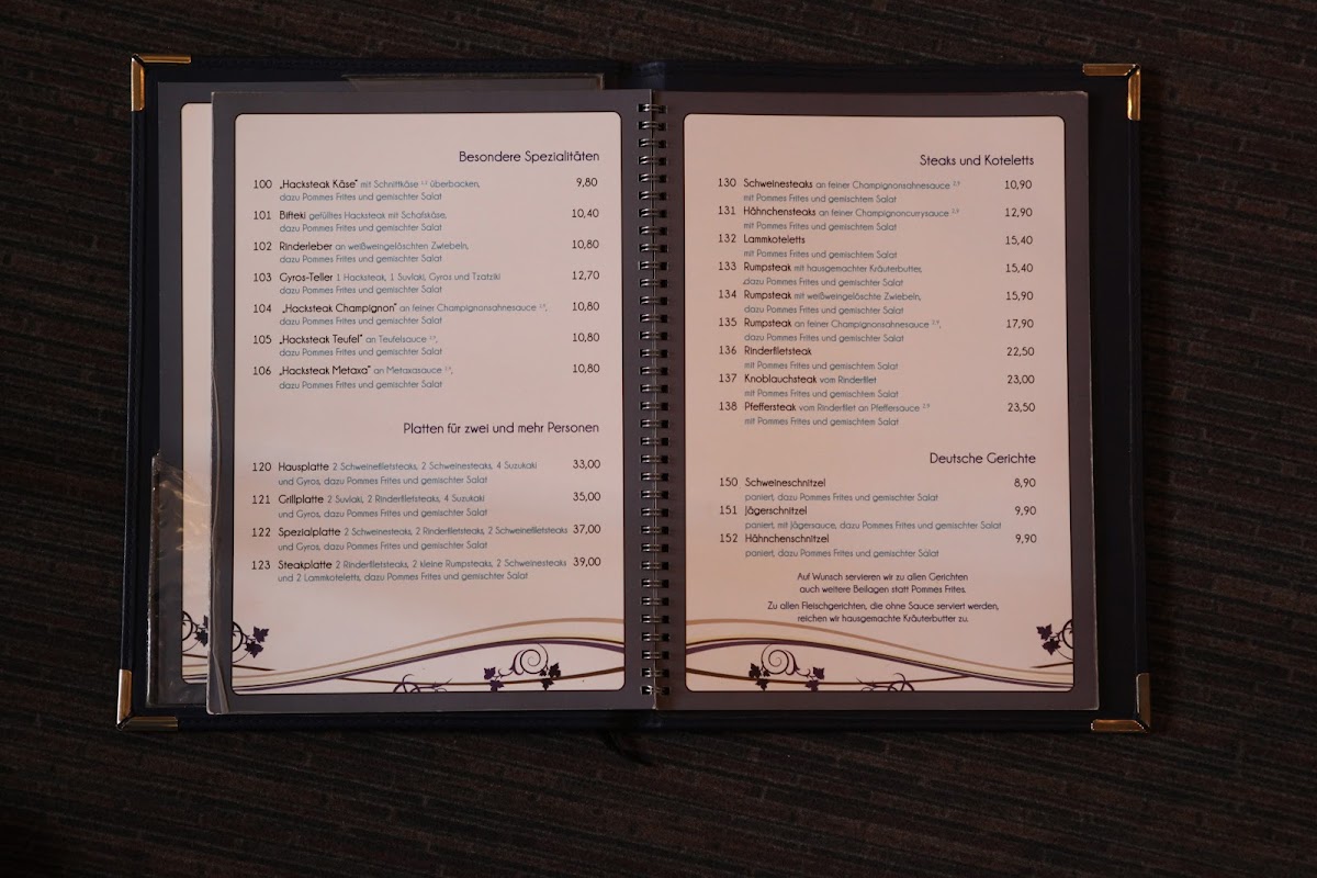 Menu Restaurant Drei Eichen-5